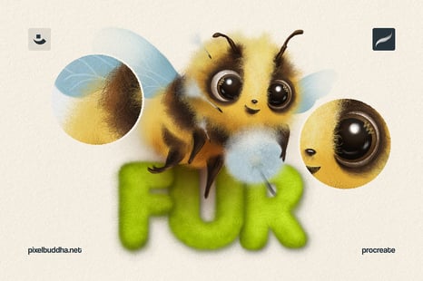 Fur Brushes for Procreate - Add-Ons