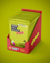 Small Display Box with Matte Snacks Mockup