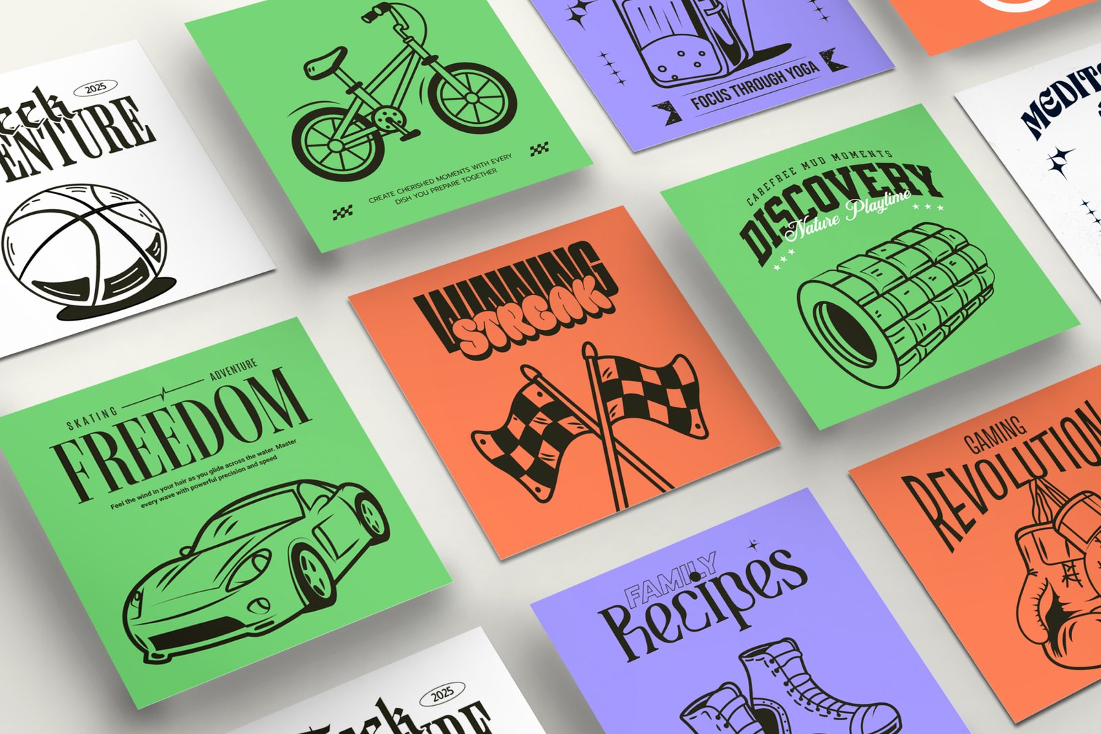 Sports Doodle Icons
