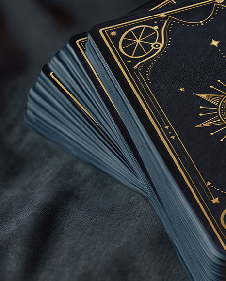 Stack of Cards Mockup