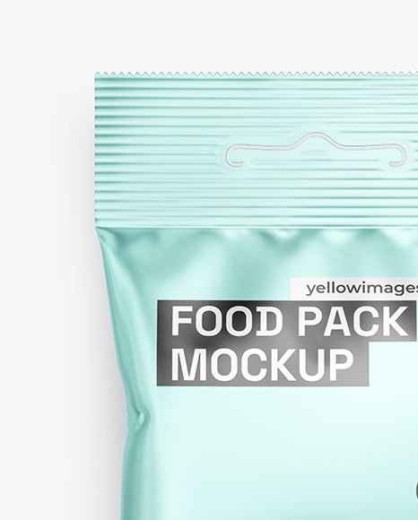 Matte Metallic Package Mockup