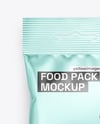 Matte Metallic Package Mockup