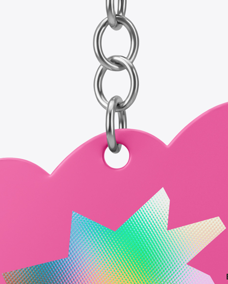 Ovals Keychain Mockup