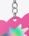 Ovals Keychain Mockup