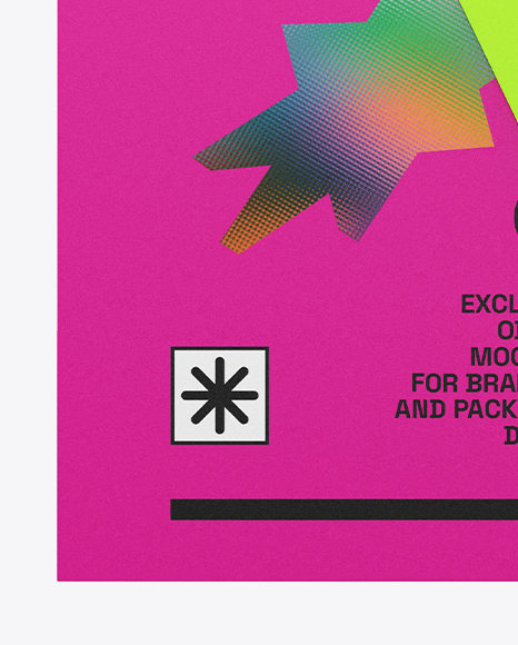 Paper Hang Tag Mockup – Front View