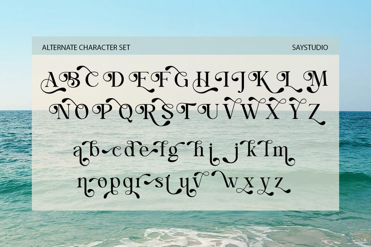 Blue Mirage - Modern Serif Font