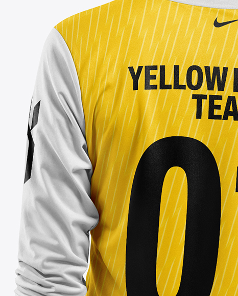 Female Soccer Goalkeeper Wearing Long Sleeve Jersey Mockup