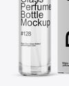Glass Perfume Bottle with Box Mockup