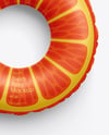 Matte Swim Ring Mockup - Top View
