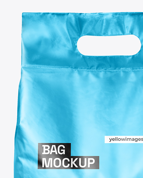 Plastic Bag with Handle Mockup