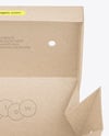 Kraft Paper Takeaway Food Box Mockup