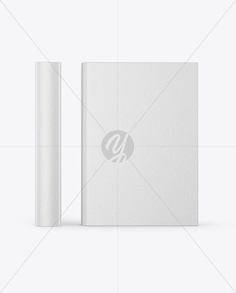 Two Hardcover Books Mockup