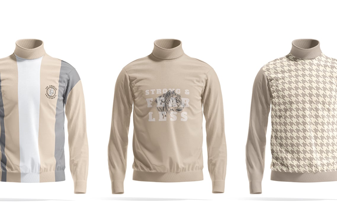 Turtleneck Sweater Mockups Set