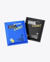 Two Square Sachets Mockup
