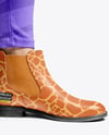 Chelsea Boots on Woman's Legs with Leggins Mockup