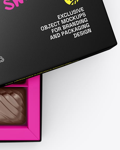 Chocolate Sweets Box Mockup