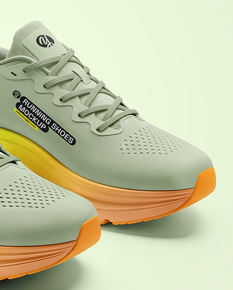Pair of Running Shoes Mockup