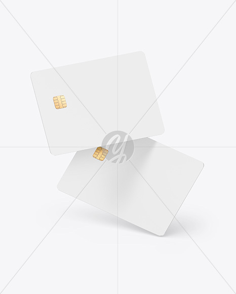 Two Credit Cards Mockup