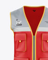 Safety Vest Mockup - Front View