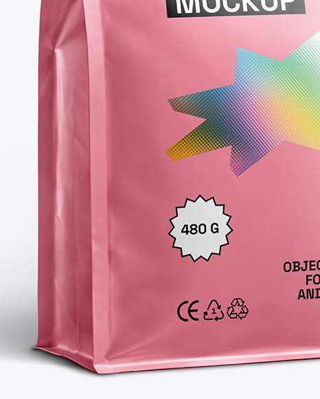 Matte Food Bag Mockup