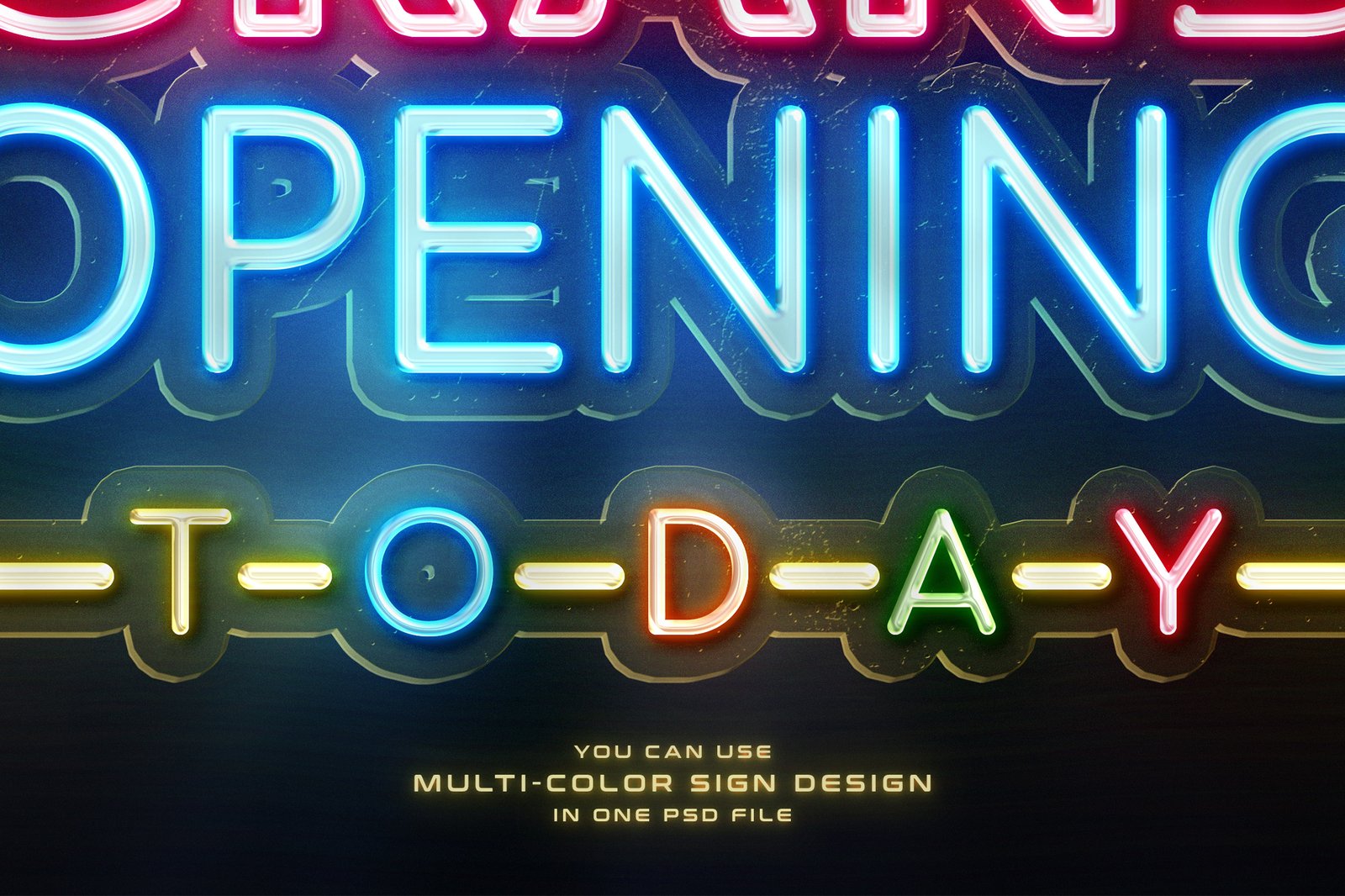 Neon Sign Text Effects