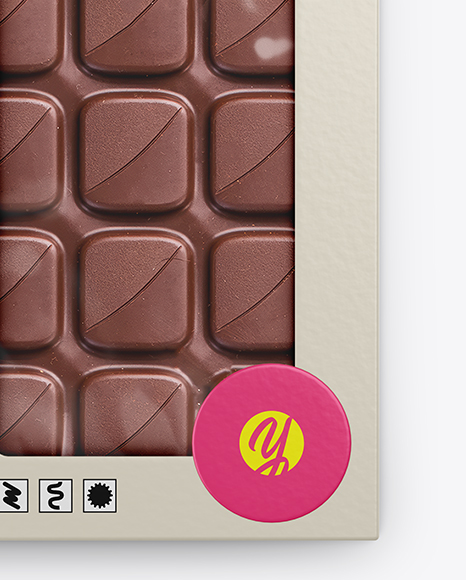 Milk Chocolate Bar Mockup
