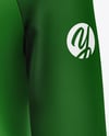 Men's Long Sleeve Raglan Polo Mockup