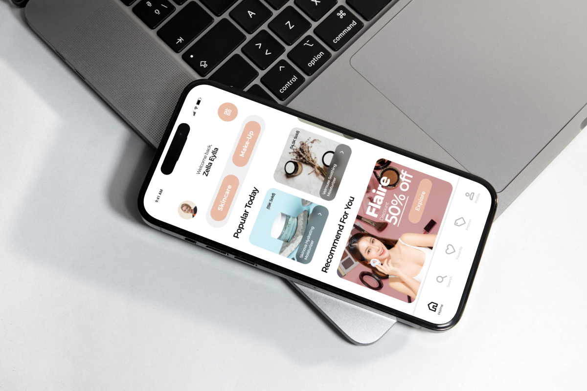 Meloura – Beauty Product App UI Design Template