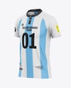 Soccer Jersey Mockup - Half Side View