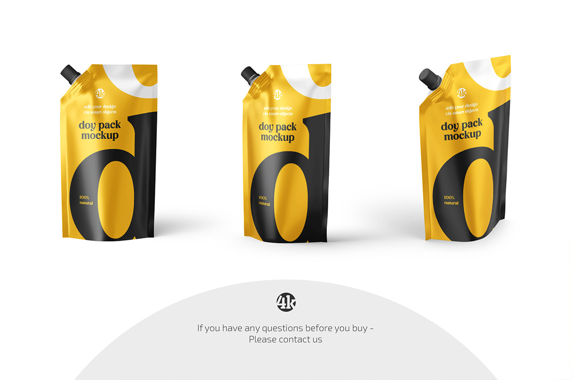 Matte Doy Pack Mockup Set