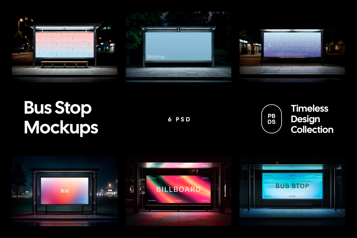 Bus Stop Mockups