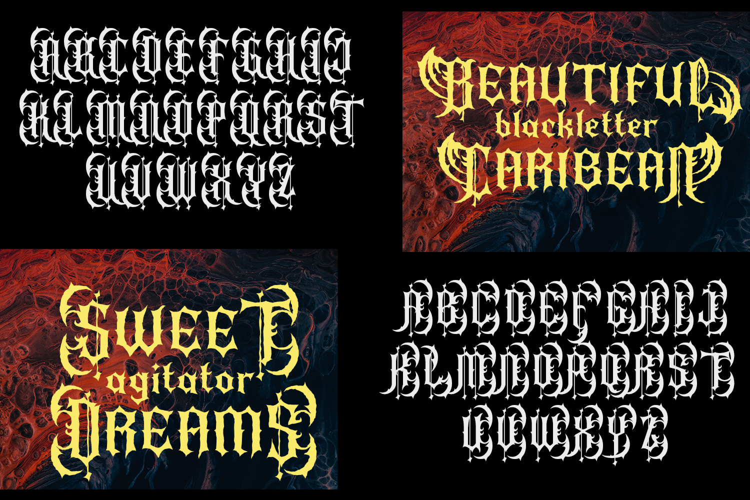 Agitator Blackletter Font