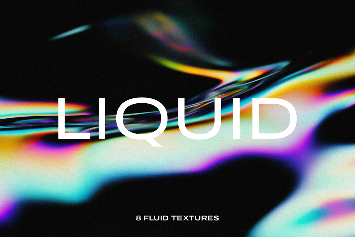 Rainbow Liquid Textures