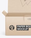 Kraft Paper Box Mockup