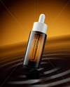 Amber Dropper Bottle Mockup