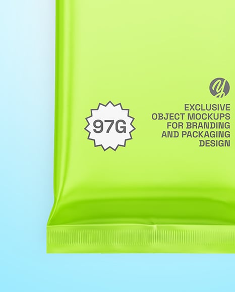 Matte Snack Package Mockup
