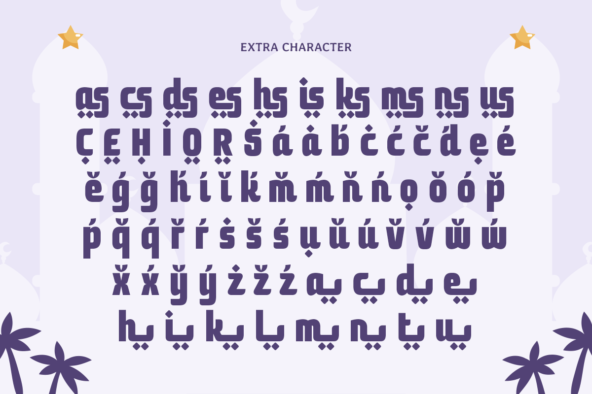 Awesome Ramadan - Modern Arabic Font