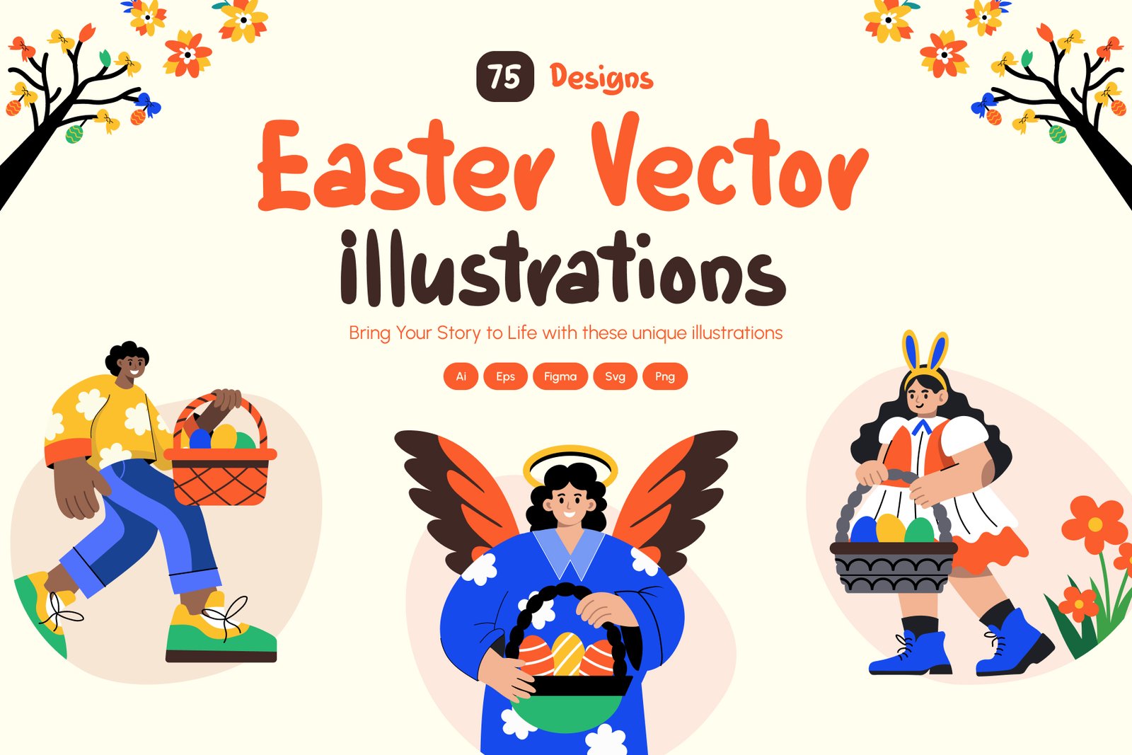 Easter Vector Illustration Art