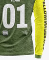 Melange Jersey Mockup - Back View