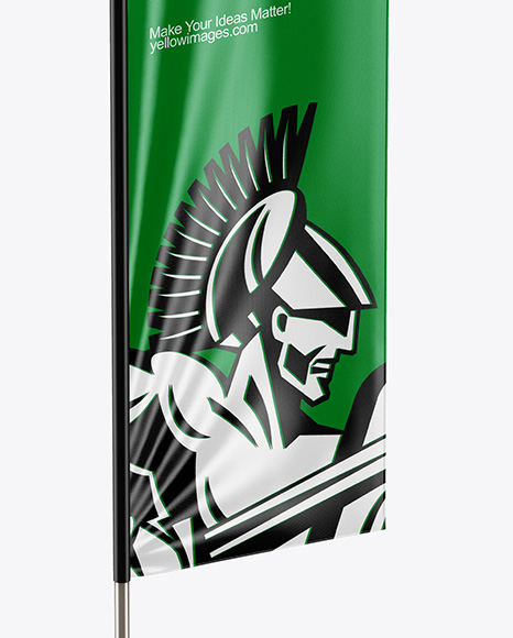 Convex Flag Mockup