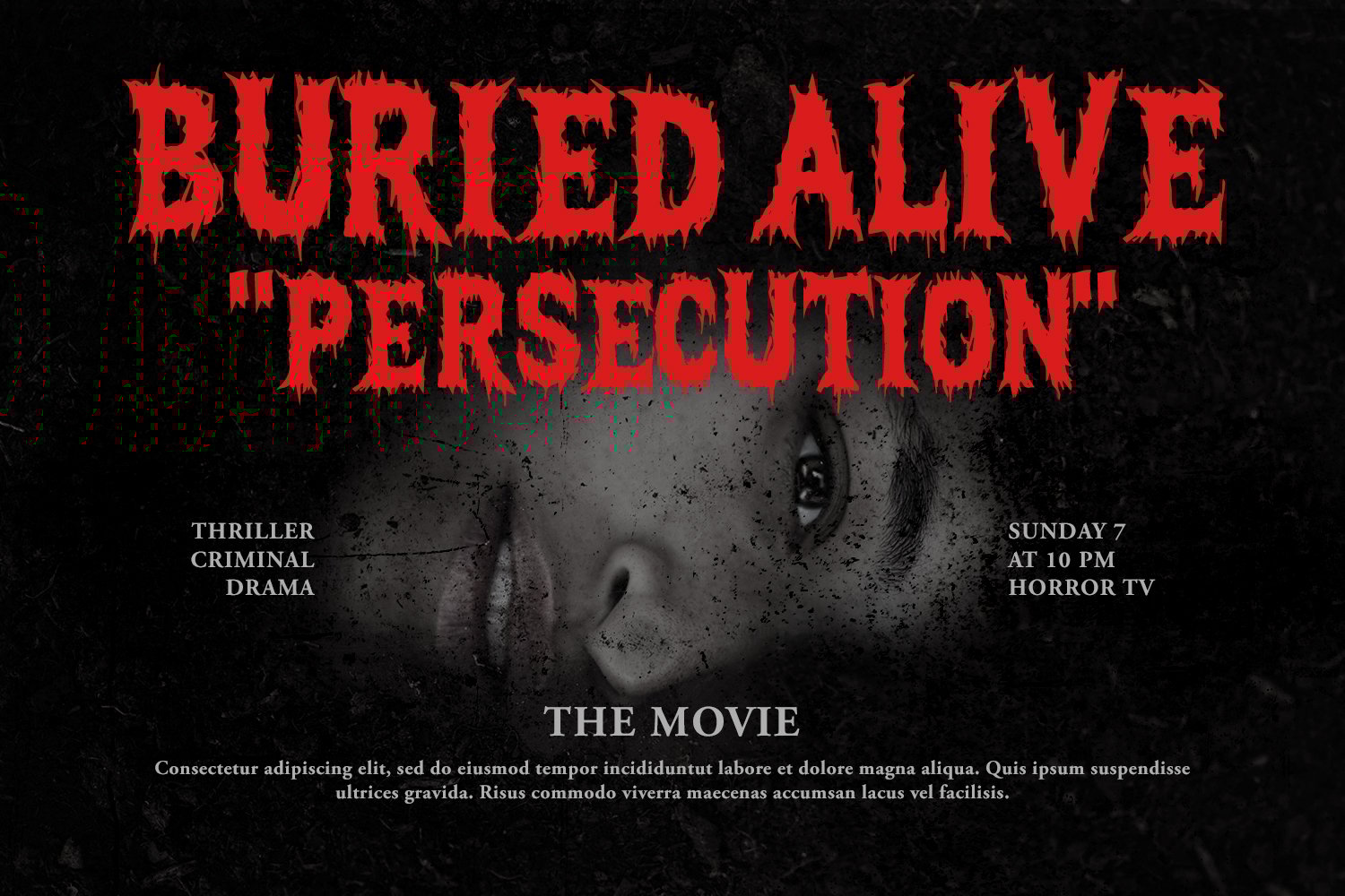 Cerinos Vorgre Brutal Horror Grunge Display Font