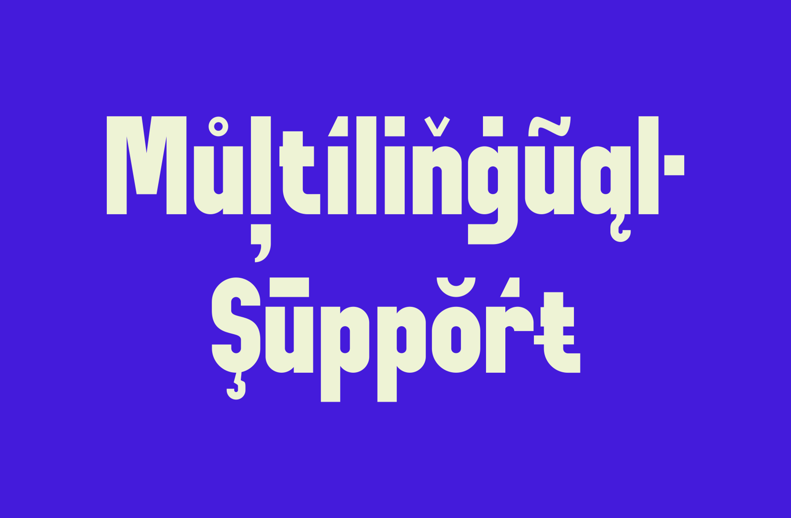 Godrop - Condensed Display Font