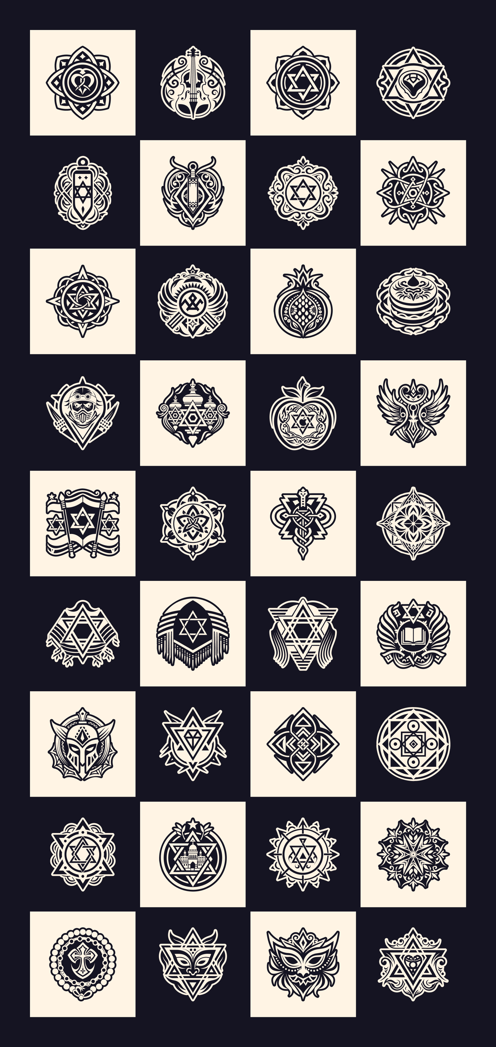 Jewish Symbols Collection