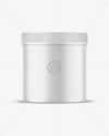 Matte Protein Jar Mockup