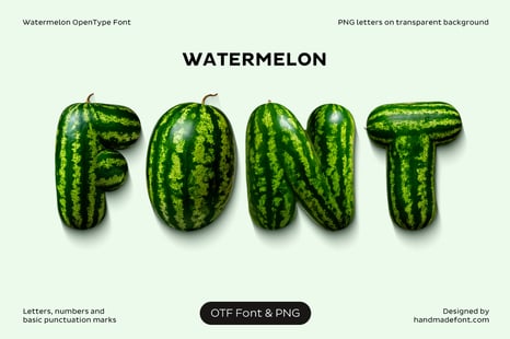 Watermelon Font - Creative Store