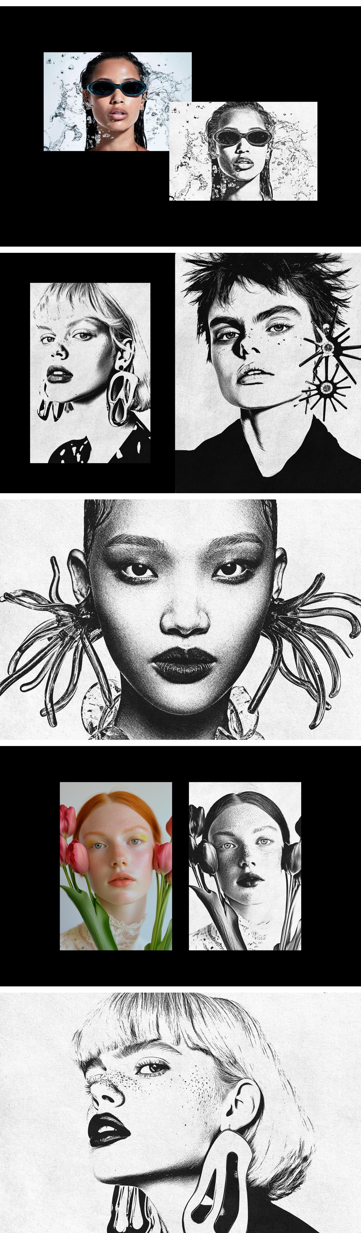 Risoprint Photo Effect