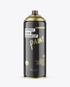 Glossy Spray Paint Can Mockup
