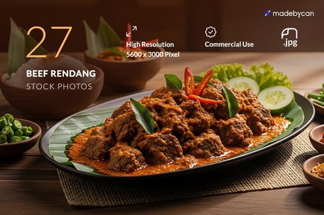 27 Rendang Stock Photos for Authentic Indonesian Food Projects