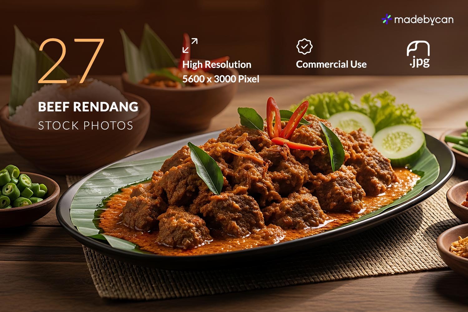 27 Rendang Stock Photos for Authentic Indonesian Food Projects