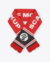 Fan Scarf Mockup - Top View